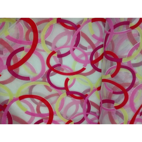 Visillo aros de colores