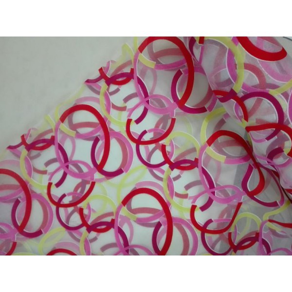 Visillo aros de colores