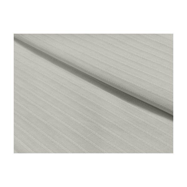 Visillo algodón rayas beige