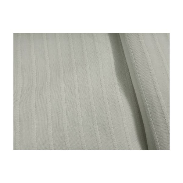 Visillo algodón rayas beige