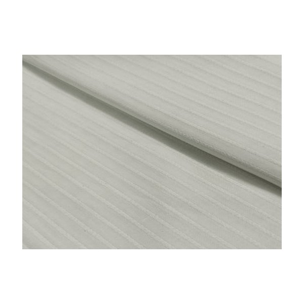 Visillo algodón rayas beige