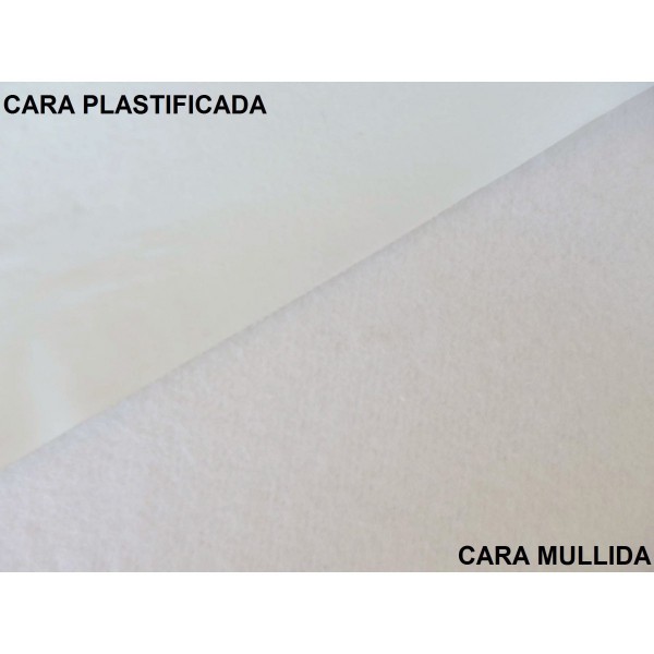 Muletón plastificado ANCHO 150 calidad extra