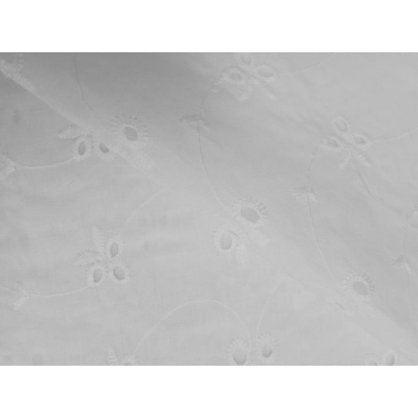 Batista perforada color BLANCO
