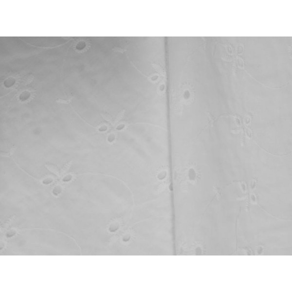 Batista perforada color BLANCO