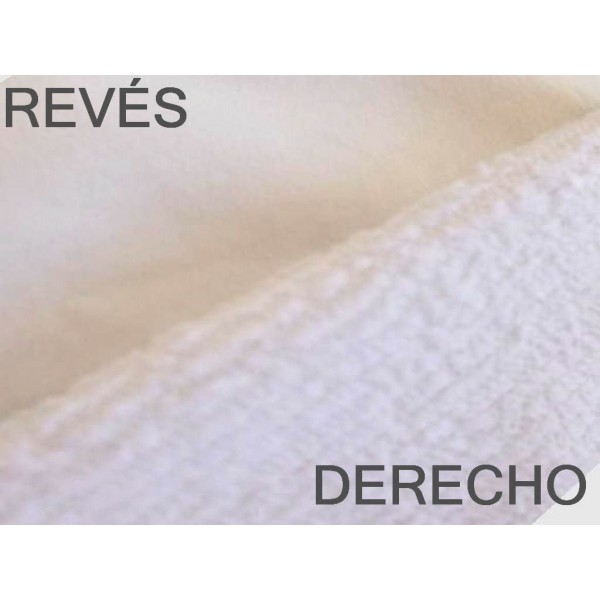 Rizo Plastificado BLANCO ANCHO 2 metros