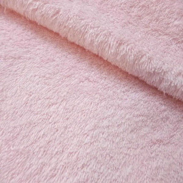 Felpa rizo ROSA 100% ALGODÓN Excelente Calidad
