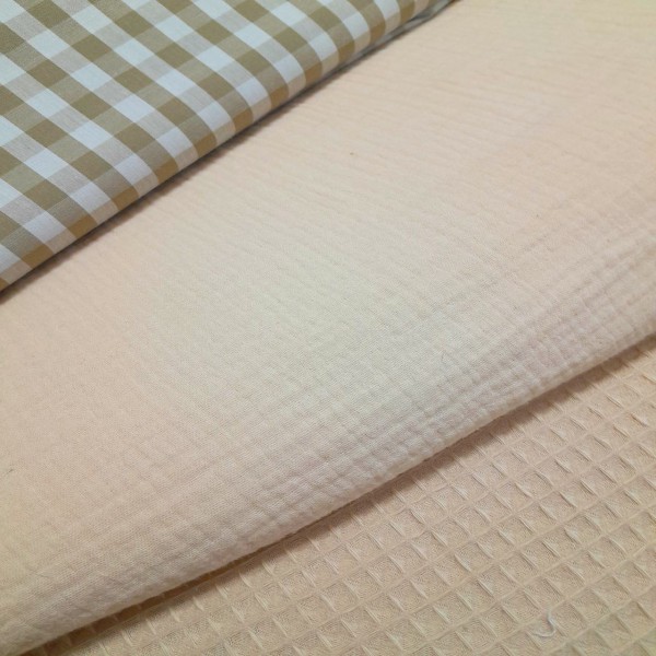 BAMBULA WAFFLE CUADROS  TAUPE