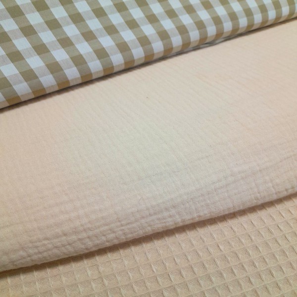 BAMBULA WAFFLE CUADROS  TAUPE