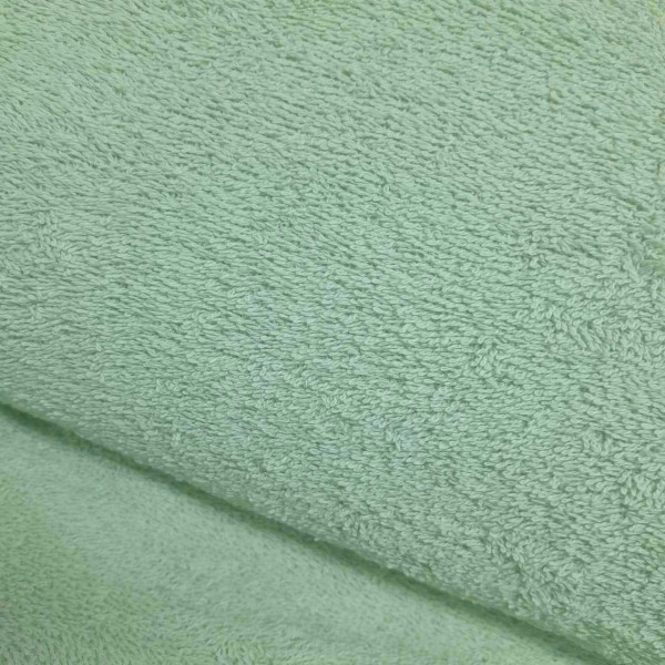 Felpa rizo VERDE AGUA 100% ALGODÓN Excelente Calidad