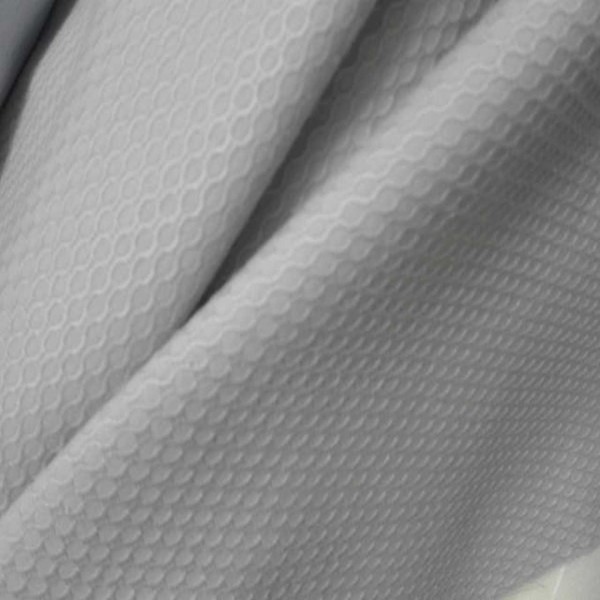 Piqué Textura Rombos Grandes GRIS SUAVE