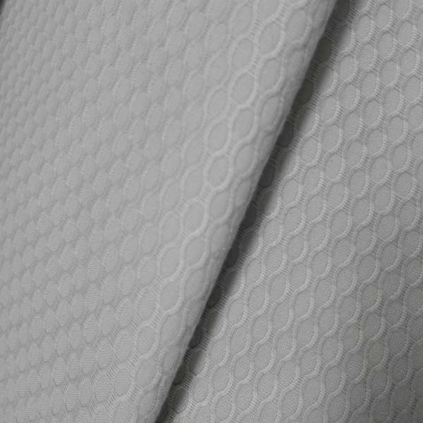 Piqué Textura Rombos Grandes GRIS SUAVE