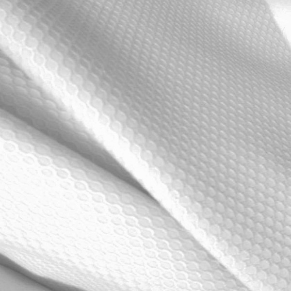 Piqué Textura Rombos Grandes BLANCO