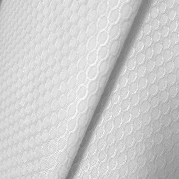 Piqué Textura Rombos Grandes BLANCO