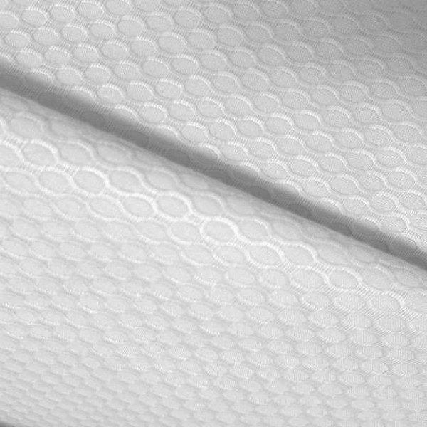 Piqué Textura Rombos Grandes BLANCO