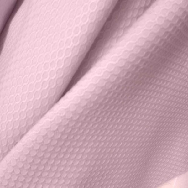 Piqué Textura Rombos Grandes ROSA SUAVE