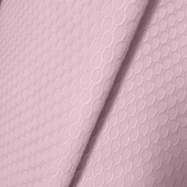 Piqué Textura Rombos Grandes ROSA SUAVE