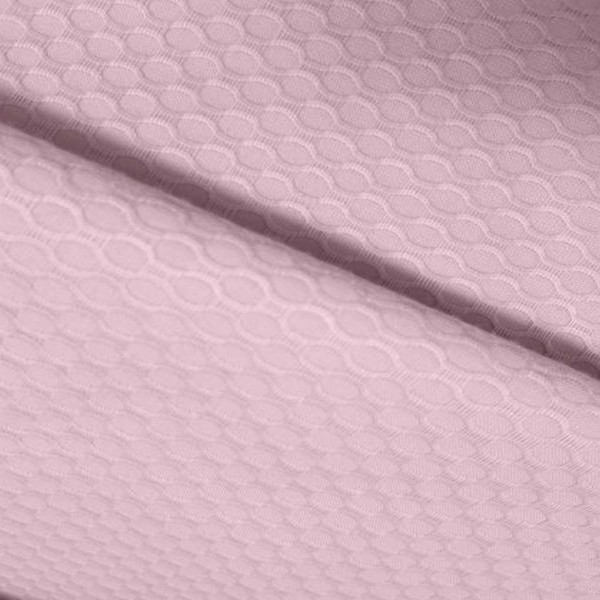 Piqué Textura Rombos Grandes ROSA SUAVE