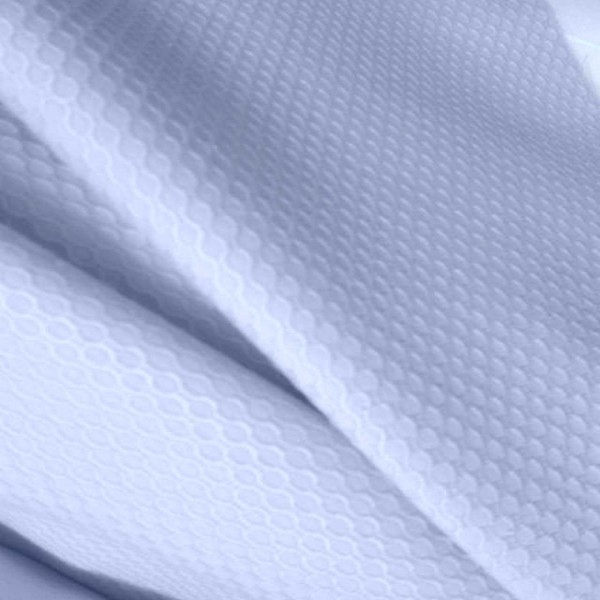 Piqué Textura Rombos Grandes AZUL CELESTE