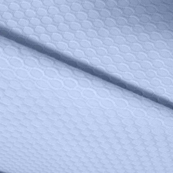 Piqué Textura Rombos Grandes AZUL CELESTE