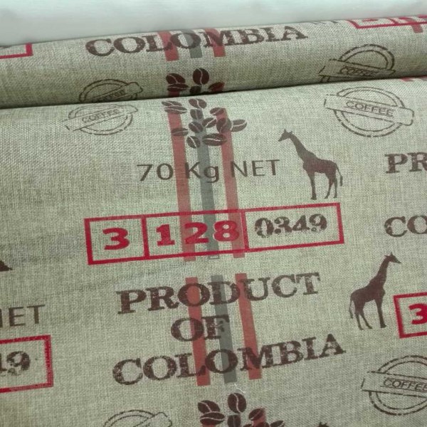 Arpillera café de Colombia 2