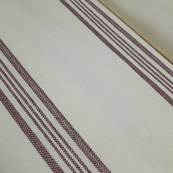 Saco de grano o saco francés raya granate ancho 2,80