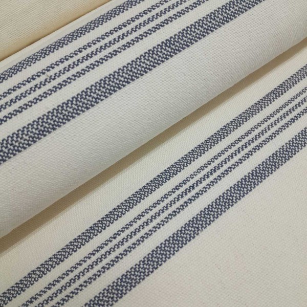 Saco de grano o saco francés raya AZUL ancho 2,80