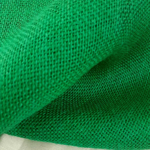 Arpillera o tela de saco VERDE  ancho 150