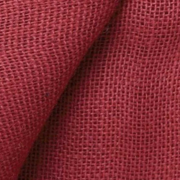 Arpillera o tela de saco color GRANATE ancho 150