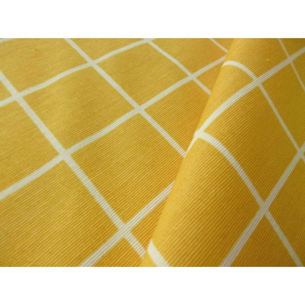 Mantel cuadros AMARILLO BLANCO