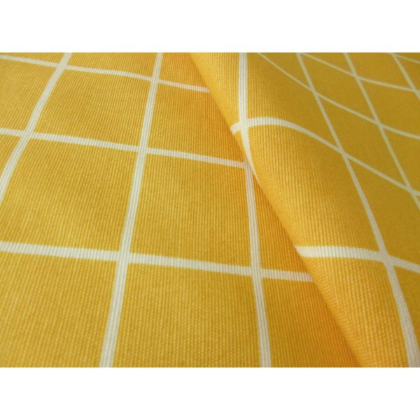 Mantel cuadros AMARILLO BLANCO