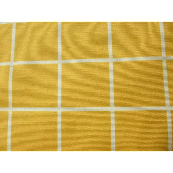 Mantel cuadros AMARILLO BLANCO