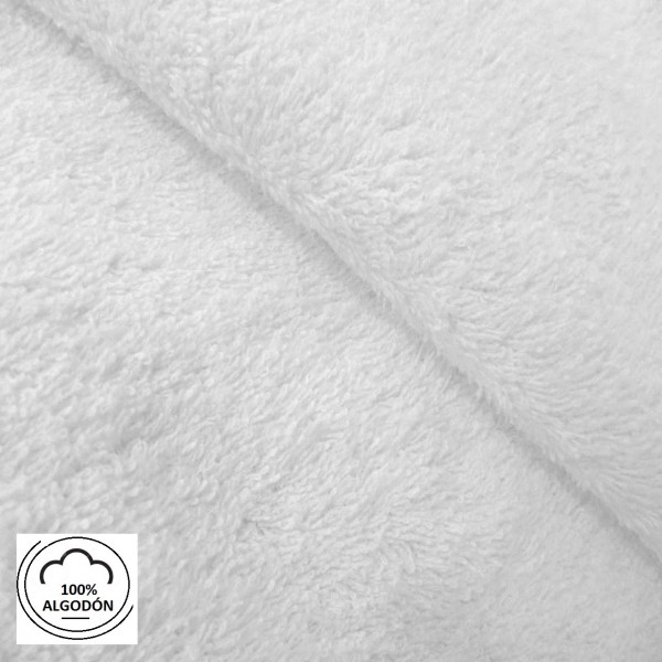 Felpa toalla bebé BLANCA  100% ALGODÓN Excelente Calidad