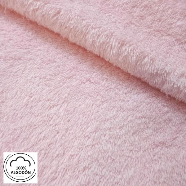Felpa toalla bebé ROSA 100% ALGODÓN Excelente Calidad