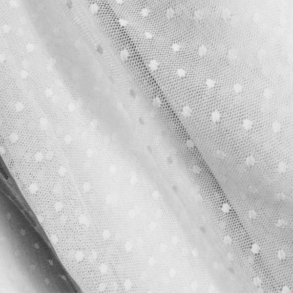 Plumeti tul color BLANCO 2