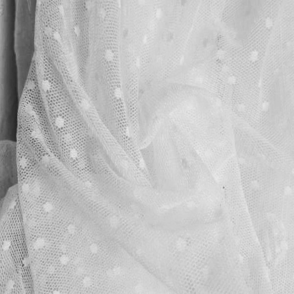 Plumeti tul color BLANCO