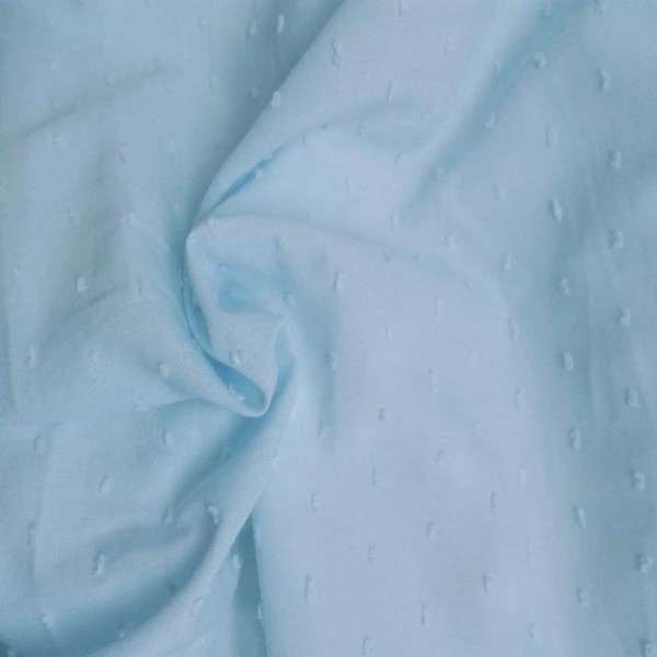 Plumeti batista AZUL CELESTE 100% algodón