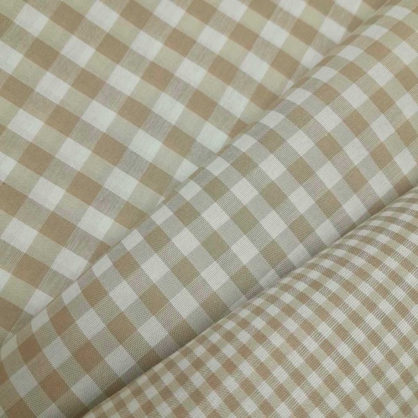 Vichy cuadros BEIGE