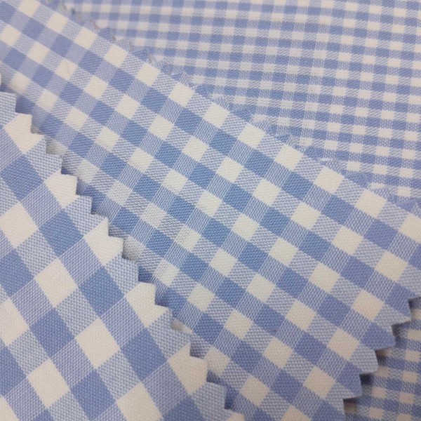 Vichy cuadros AZUL CLARO 2