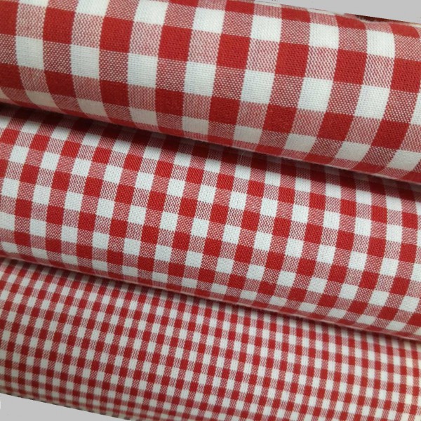 Vichy cuadros ROJO 2