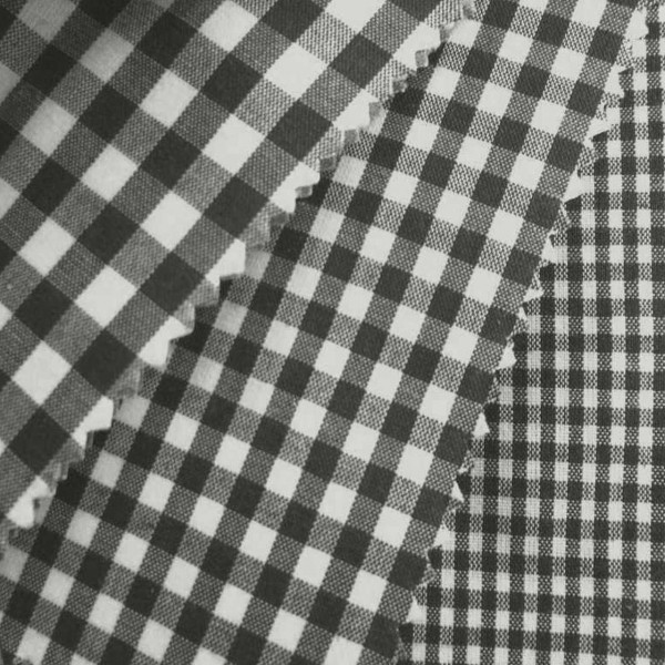Vichy cuadros NEGRO