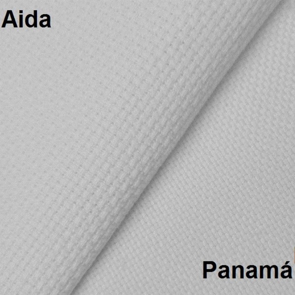 Tela de AIDA color BLANCO