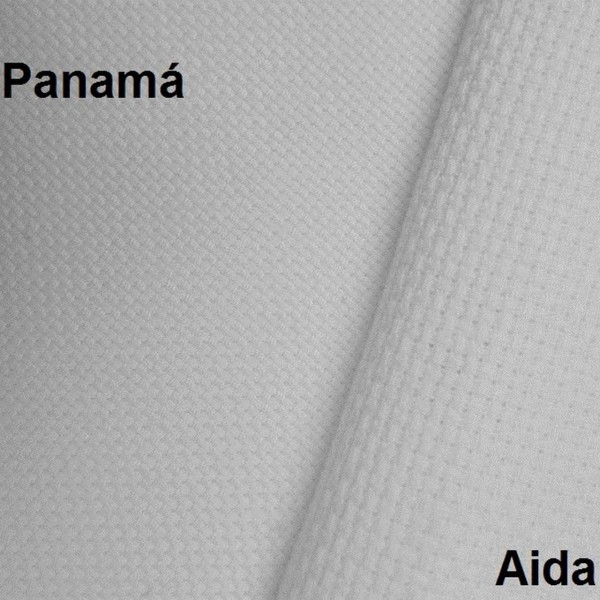 Tela de AIDA color BLANCO