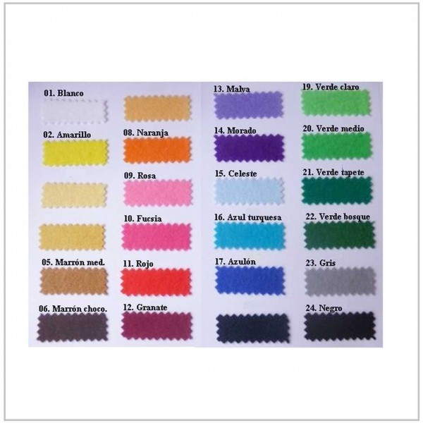 FIELTRO  colores