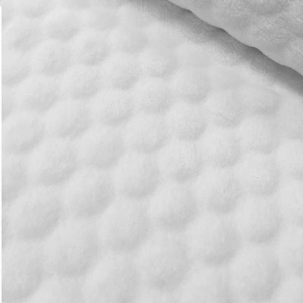 Coralina BLANCA extrasuave con topitos