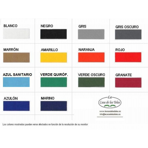 Sarga laboral  Sarga sanitaria todos los colores