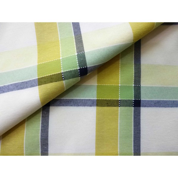 Tela Mantel cuadros VERDES