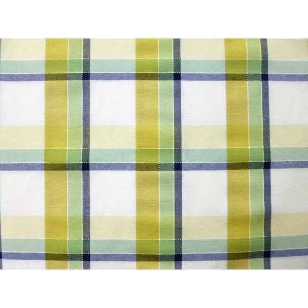 Tela Mantel cuadros VERDES