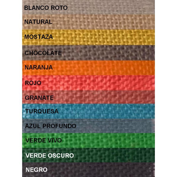 Arpillera  Tejido saco Varios colores